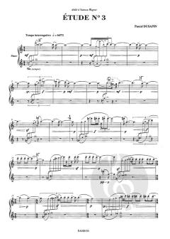 Etudes pour Piano von Pascal Dusapin 