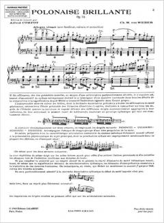 Polonaise Brillante Op.72 von Carl Maria von Weber 