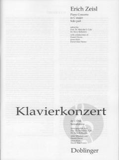 Konzert für Klavier und Orchester in C-Dur, Solostimme Klavier von Erich Zeisl 