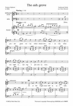 Music Of The Valleys - SA/Men Accompanied (CBS) 