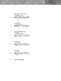 Six Selected Sonatas von Ludwig van Beethoven 