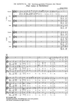 Puer natus in Bethlehem (Samuel Scheidt) 