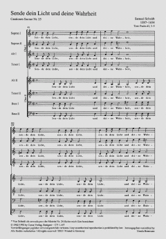 Sende dein Licht und deine Wahrheit (Samuel Scheidt) 