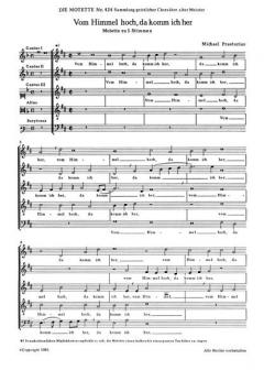 Vom Himmel hoch, da komm ich her (Michael Praetorius) 
