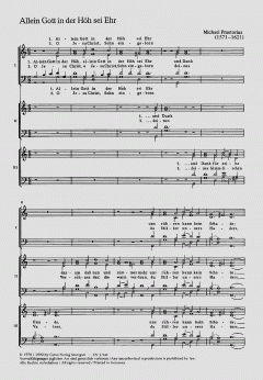 Allein Gott in der Höh sei Ehr (Michael Praetorius) 
