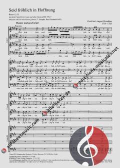 Seid fröhlich in Hoffnung HoWV V.49 von Gottfried August Homilius (Download) 