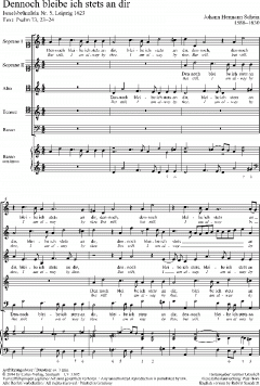 Dennoch bleib ich stets an dir op. 5 (Johann Hermann Schein) 