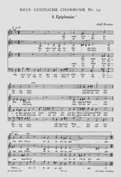 Wie schön leuchtet der Morgenstern von Adolf Brunner (Download) 