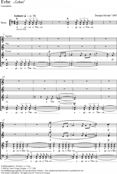 Evhe Gebet von Damijan Mocnik (Download) 
