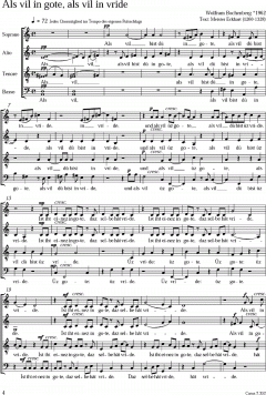 Als vil in gote, als vil in vride (Wolfram Buchenberg) 
