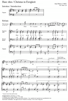 Haec dies / Christus in Ewigkeit von Alan Wilson (Download) 