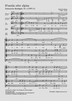 D'orrida selce alpina SWV6 (Heinrich Schütz) 