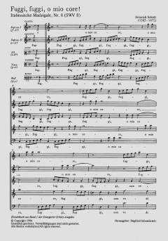 Fuggi, fuggi, o mio core! SWV8 von Heinrich Schütz (Download) 