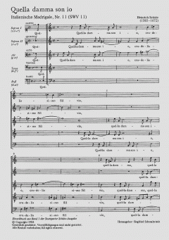 Quella damma son io SWV11 von Heinrich Schütz (Download) 
