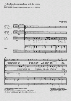Ich bin die Auferstehung und das Leben SWV324 (Heinrich Schütz) 