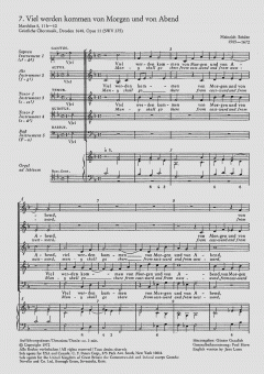 Viel werden kommen von Morgen und von Abend SWV375 von Heinrich Schütz (Download) 
