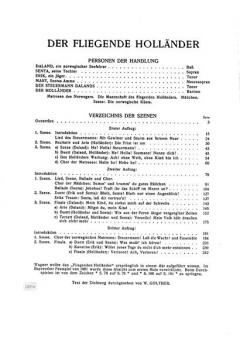 Der fliegende Holländer WWV 63 (Richard Wagner) 