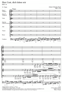 Herr Gott, dich loben wir von Johann Sebastian Bach (Download) 
