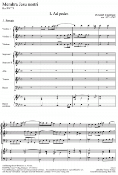 Membra Jesu nostri BuxWV 75 von Dietrich Buxtehude (Download) 