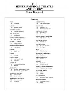 Singer's Musical Theatre Anthology Vol. 5 