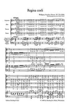 Regina coeli in C-dur KV 276 (W.A. Mozart) 