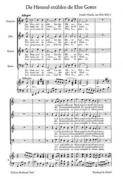 Die Himmel erzählen die Ehre Gottes (Joseph Haydn) 