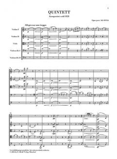 Streichquintett C-dur op. post. 163 D 956 von Franz Schubert im Alle Noten Shop kaufen