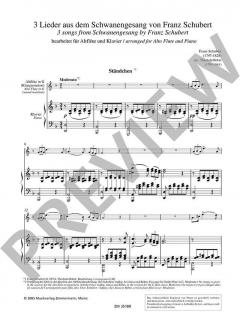 3 Lieder aus dem Schwanengesang von Franz Schubert von Theobald Böhm 