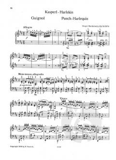 Marionetten op. 54 von Sergej Bortkiewicz 