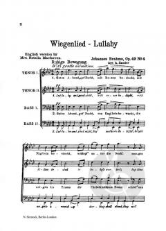 Wiegenlied op. 49/4 (Johannes Brahms) 
