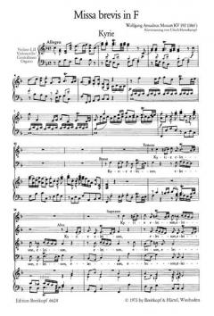 Missa brevis F-Dur KV 192 (W.A. Mozart) 