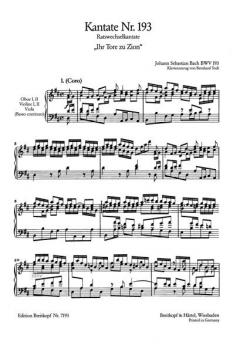 Ihr Tore zu Zion (J.S. Bach) 