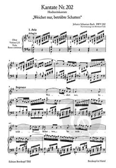 Weichet nur, betrübte Schatten von Johann Sebastian Bach 