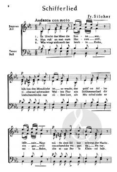 Liederheft für gemischten Chor (Friedrich Silcher) 