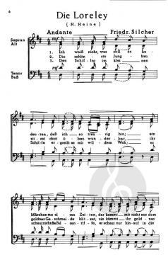 Liederheft für gemischten Chor (Friedrich Silcher) 