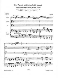 Ausgewählte Duette für Sopran und Alt Heft 1 von Johann Sebastian Bach 