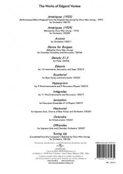 Deserts, For 15 Instruments Percussion And Tape (Edgard Varèse) 