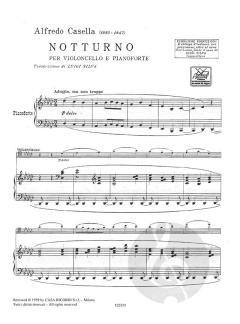 Notturno e Tarantella von Alfredo Casella im Alle Noten Shop kaufen