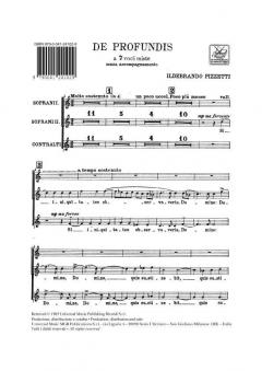 De Profundis a 7 Voci Miste Senza Accompagnamento (Ildebrando Pizzetti) 