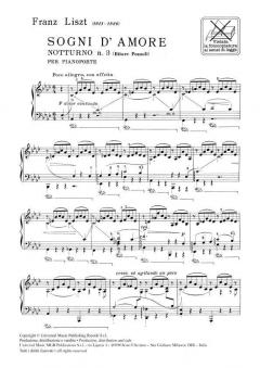 Sogni D'amore von Franz Liszt 