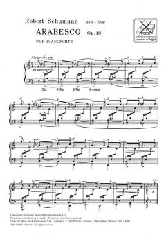 Arabesco C-Dur Op.18 von Robert Schumann 