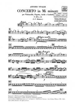 Concerto E-Moll F 12/22 T 137 (Antonio Vivaldi) 