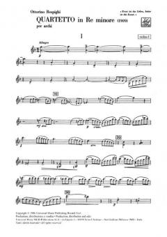 Quart. Per Archi in Re Min. (1909) von Ottorino Respighi 