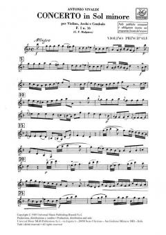 Concerto G-Moll F 1/16 Op. 8/8 T 65 (Antonio Vivaldi) 