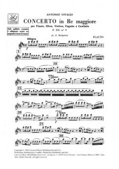 Concerto D-Dur F 12/9 Del Gardellino T 42 (Antonio Vivaldi) 