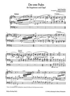 Der erste Psalm von Sigfrid Karg-Elert 