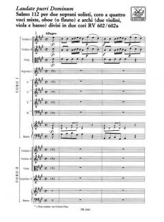 Laudate Pueri Dominum Psalm 112 RV 602/602A (Antonio Vivaldi) 