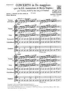 Concerto C-Dur F 1/13 per La Ss Assunzione Di Maria Vergine T 55 (Antonio Vivaldi) 