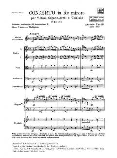 Concerto D-Moll F 12/19 T 95 RV 541 (Antonio Vivaldi) 