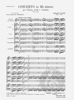 Concerto E-Moll F 1/70 T 164 RV 273 (Antonio Vivaldi) 
